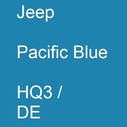 Jeep, Pacific Blue, HQ3 / DE.